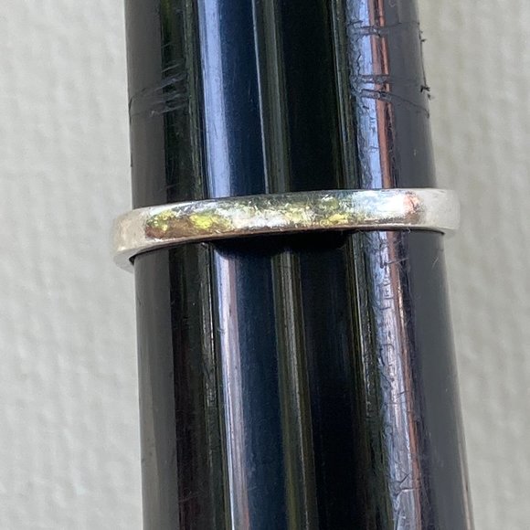 MO onyx and marcasite wrap-around sterling silver ring - Picture 4 of 7